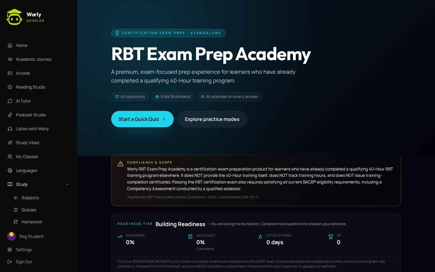 RBT Exam Prep Academy